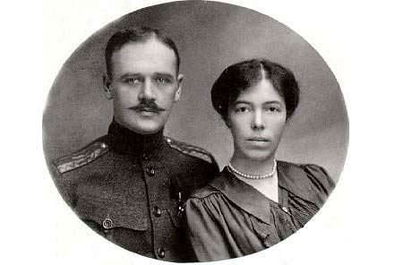 Полковник Куликовский Н.А. и Ольга Александровна