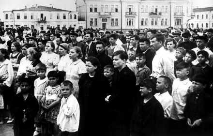 Тамбов, площадь Ленина. 22 июня 1941 года